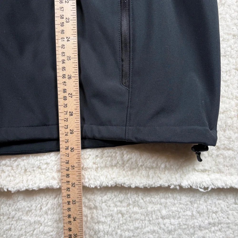 Polo Ralph Lauren Performance Men XXL Black Softshell Fleece Jacket Plaid Lining